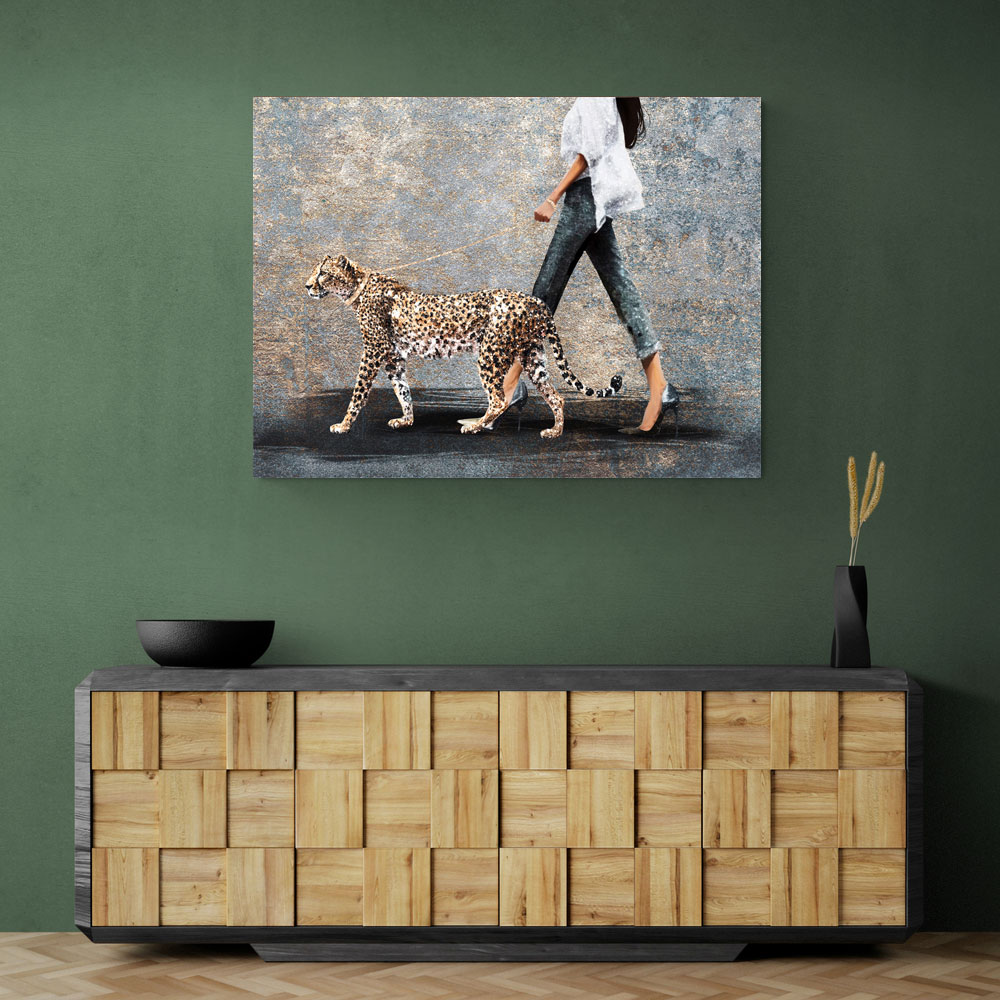 A Lady and Her Leopard A Lady and Her Leopard