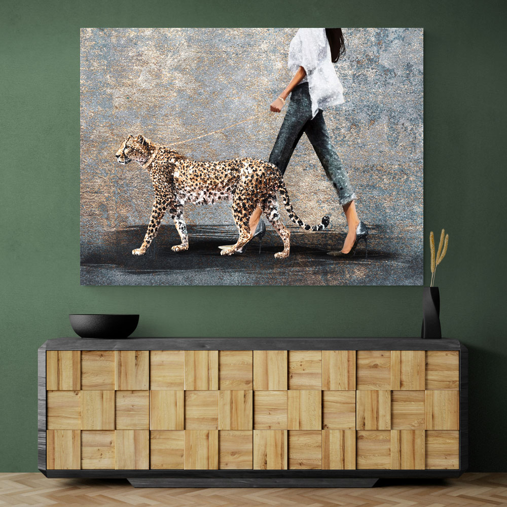 A Lady and Her Leopard A Lady and Her Leopard