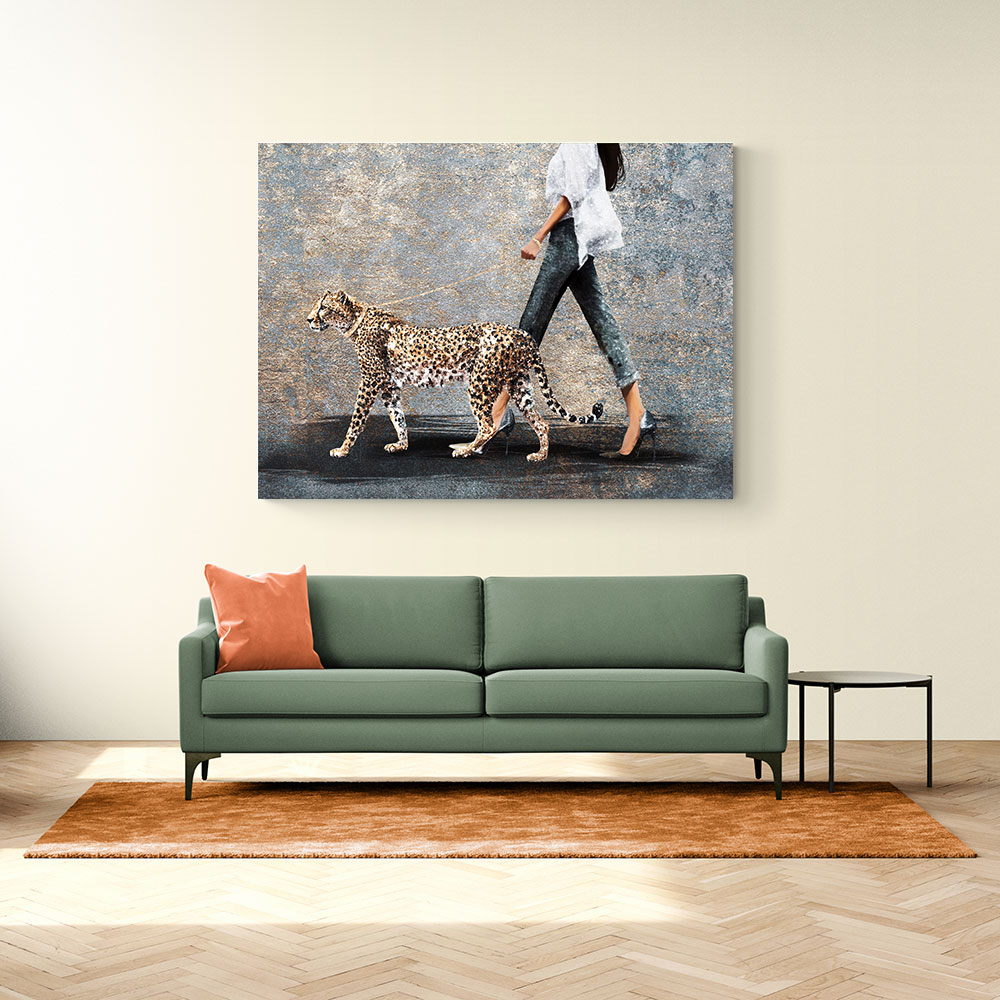 A Lady and Her Leopard A Lady and Her Leopard
