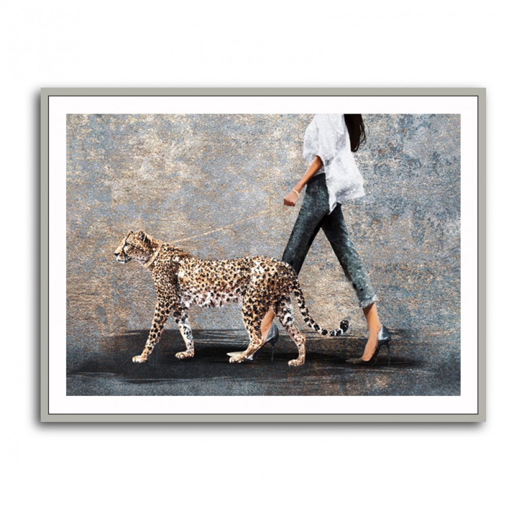 A Lady and Her Leopard A Lady and Her Leopard