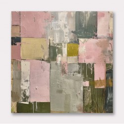 Earth Patchwork Abstract