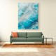 Turquoise Crystal Layers