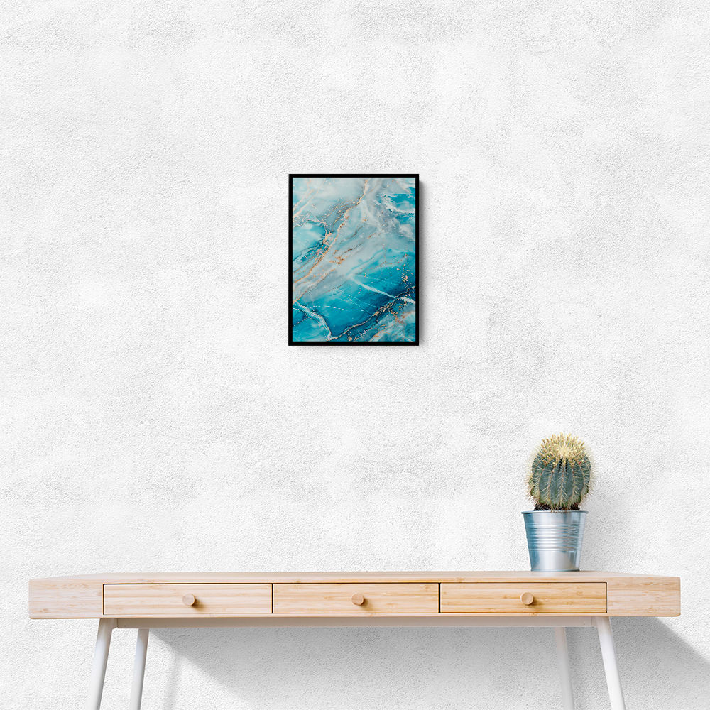 Turquoise Crystal Layers