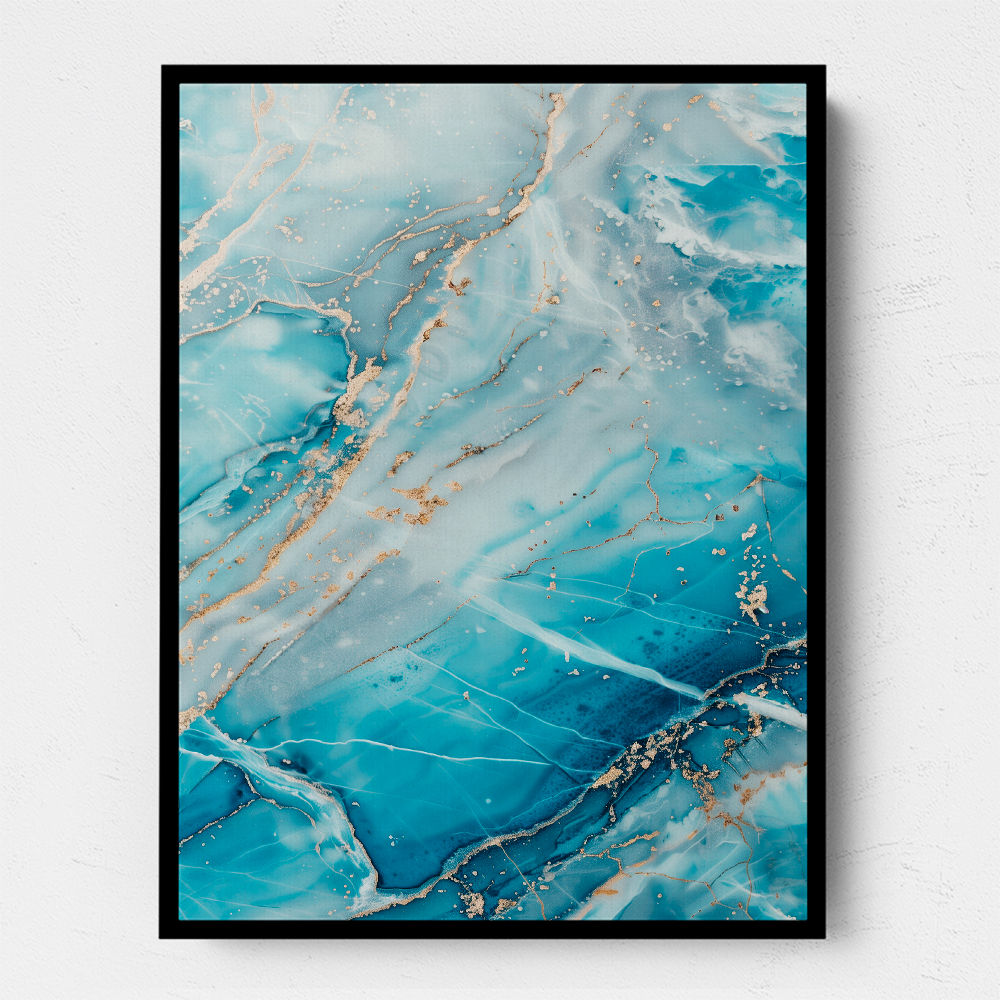 Turquoise Crystal Layers