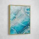 Turquoise Crystal Layers
