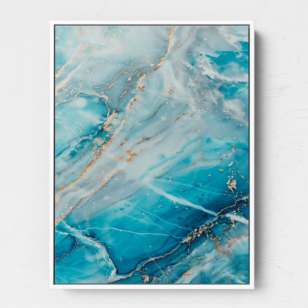 Turquoise Crystal Layers