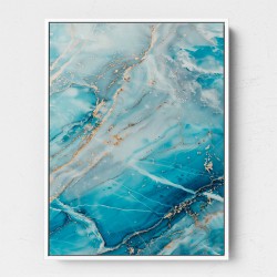 Turquoise Crystal Layers