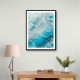 Turquoise Crystal Layers