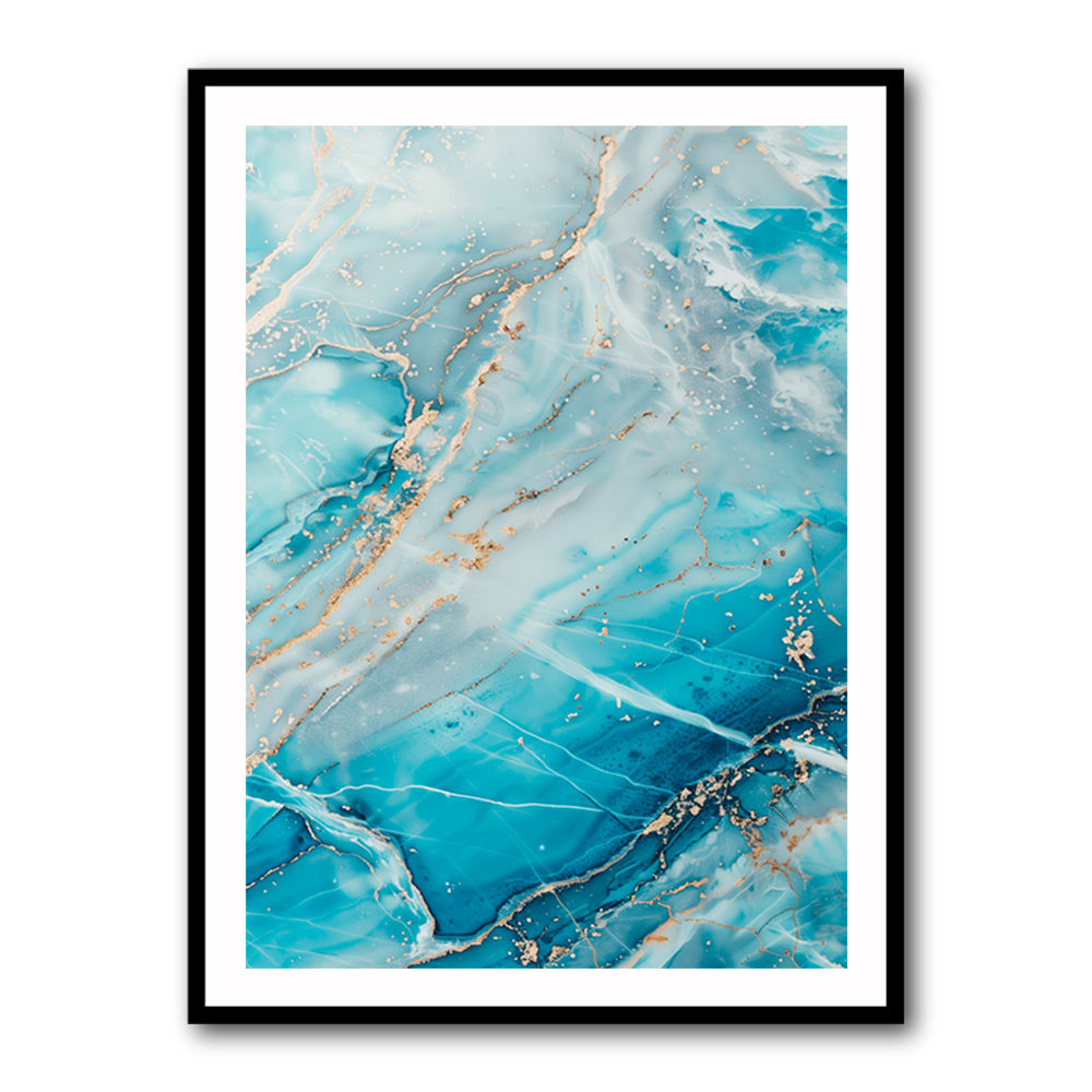 Turquoise Crystal Layers