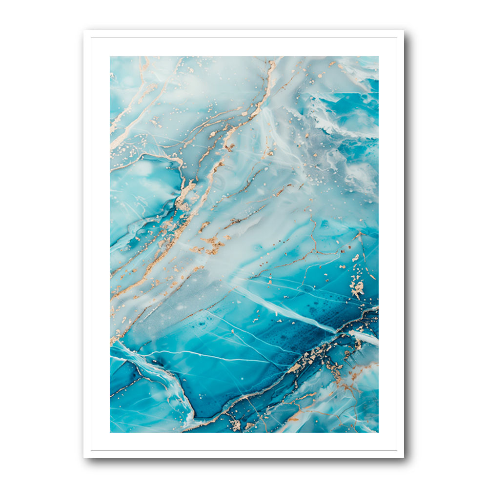 Turquoise Crystal Layers
