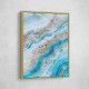 Turquoise Crystal With Gold