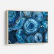 Blue Crystals With Gold