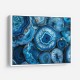 Blue Crystals With Gold