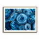 Blue Crystals With Gold