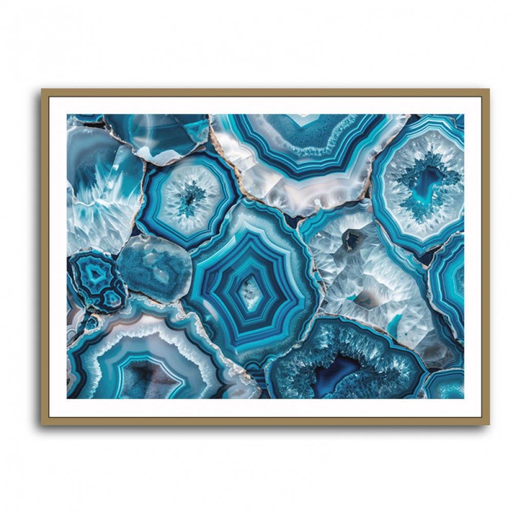 Blue Mineral Mosaic Blue Mineral Mosaic