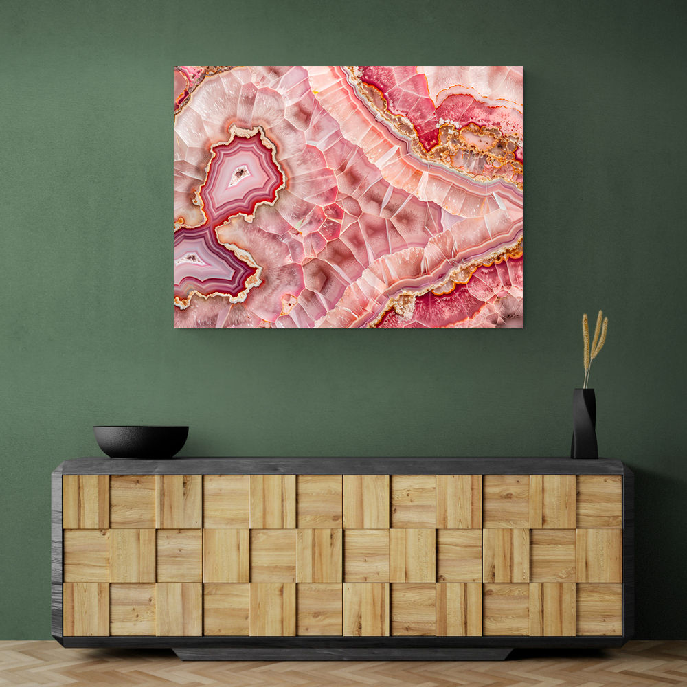 Pink Mineral Mosaic Pink Mineral Mosaic