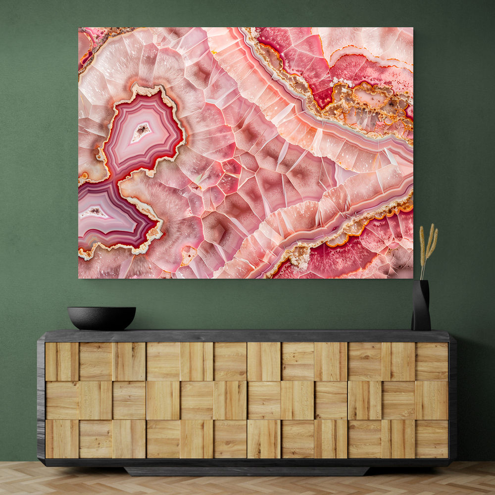 Pink Mineral Mosaic Pink Mineral Mosaic