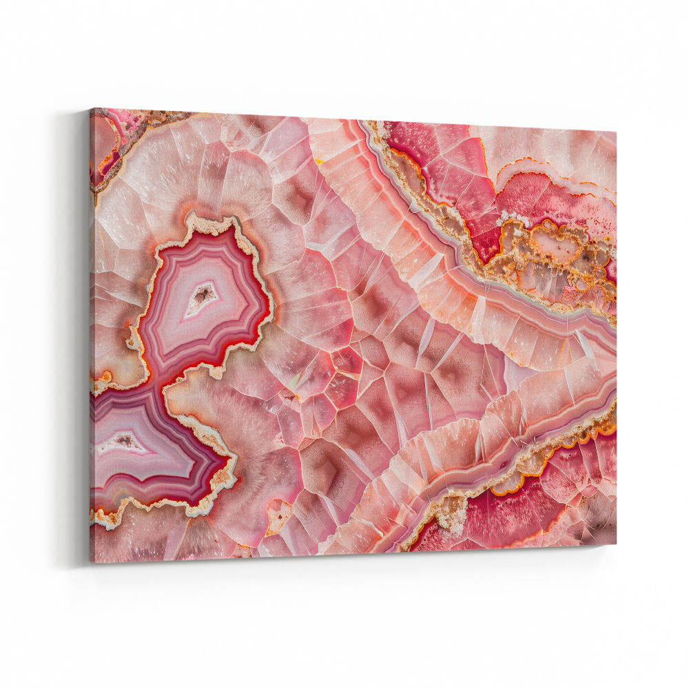 Pink Mineral Mosaic Pink Mineral Mosaic