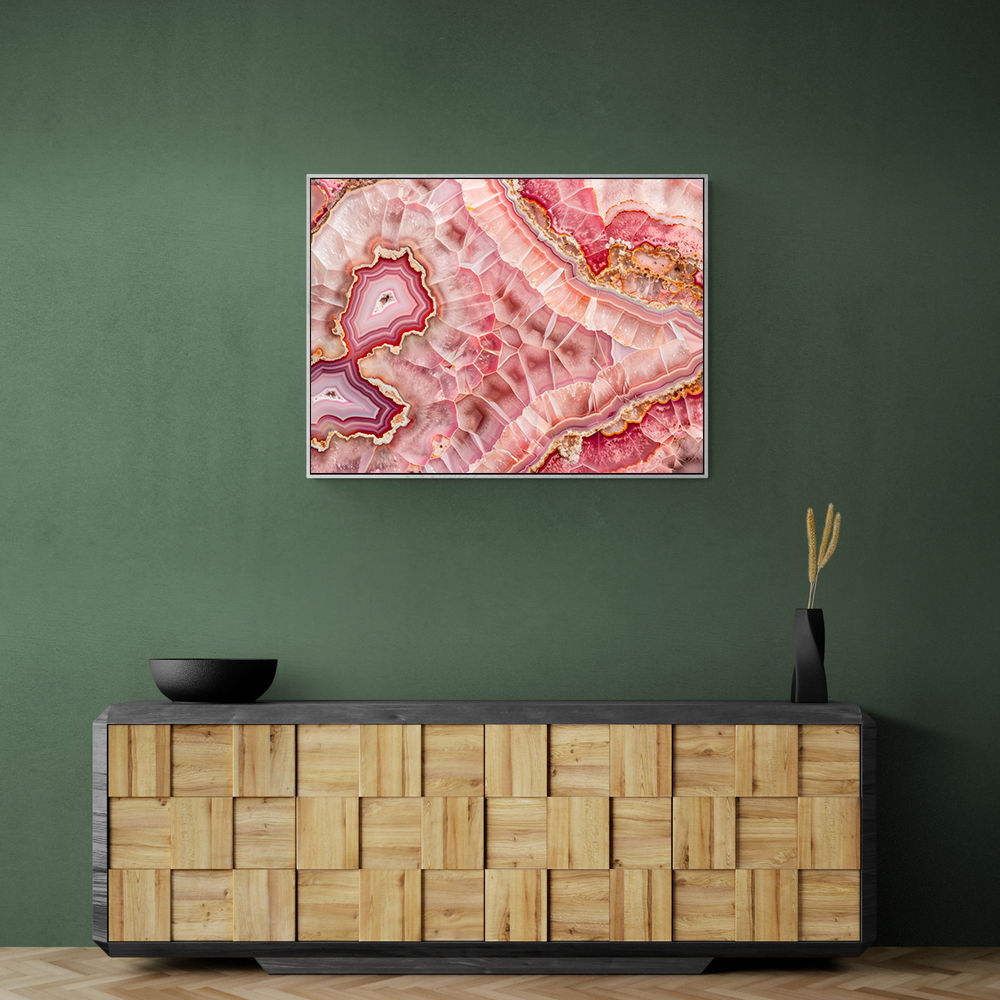 Pink Mineral Mosaic Pink Mineral Mosaic