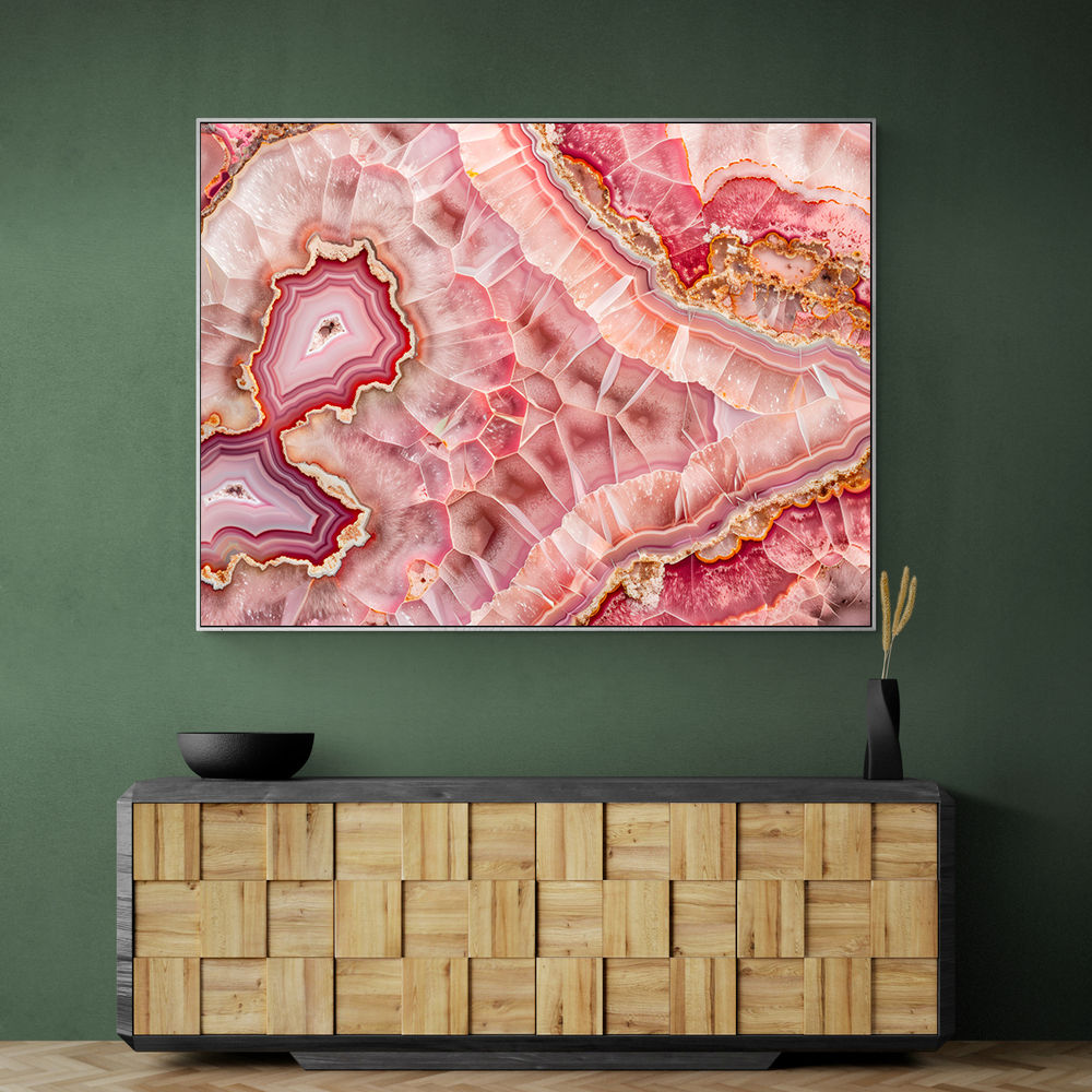 Pink Mineral Mosaic Pink Mineral Mosaic