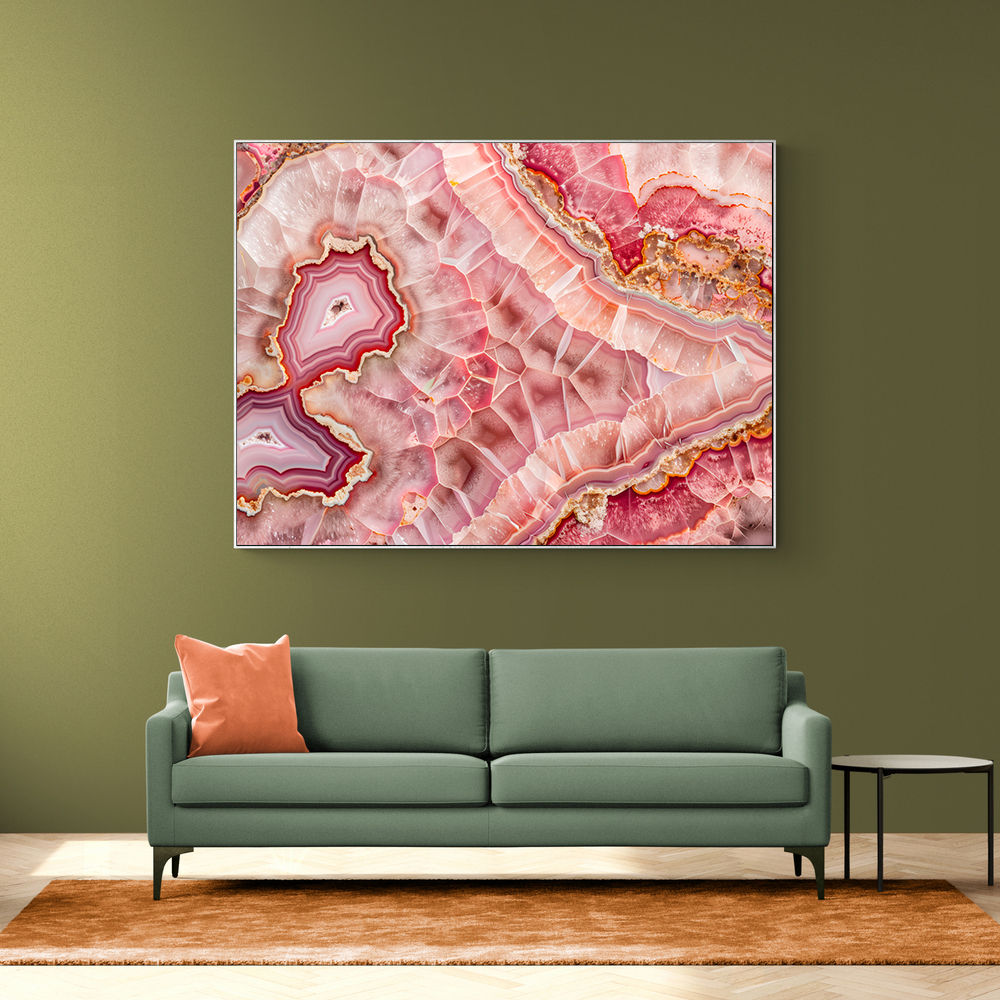 Pink Mineral Mosaic Pink Mineral Mosaic
