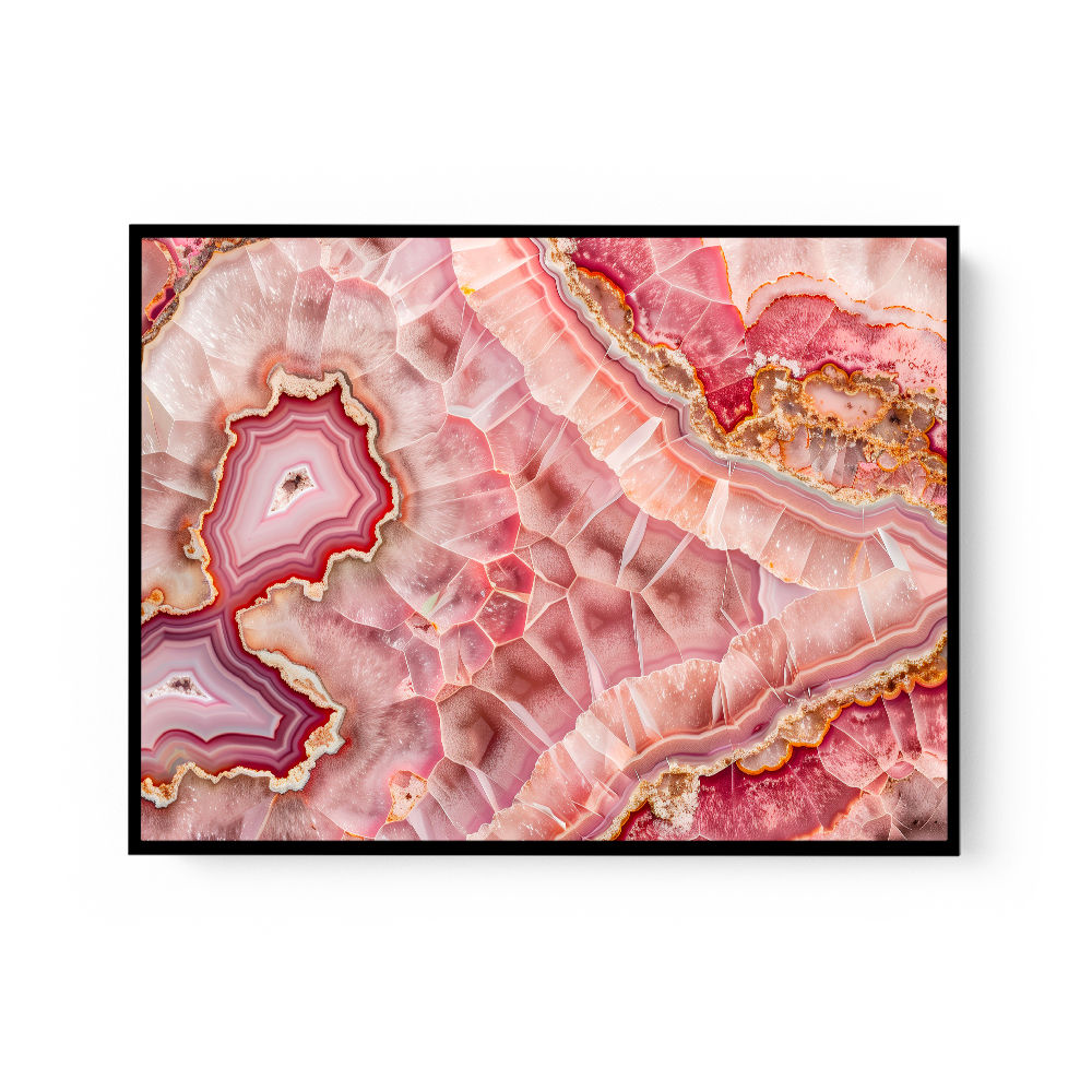 Pink Mineral Mosaic Pink Mineral Mosaic