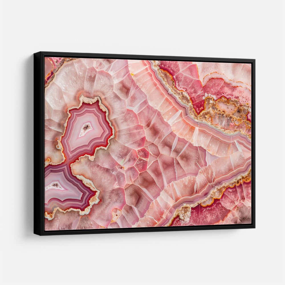 Pink Mineral Mosaic Pink Mineral Mosaic