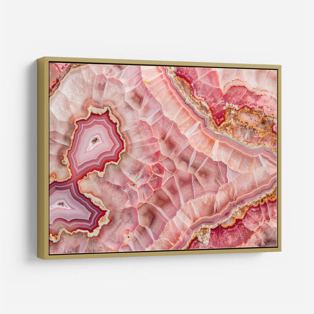 Pink Mineral Mosaic Pink Mineral Mosaic