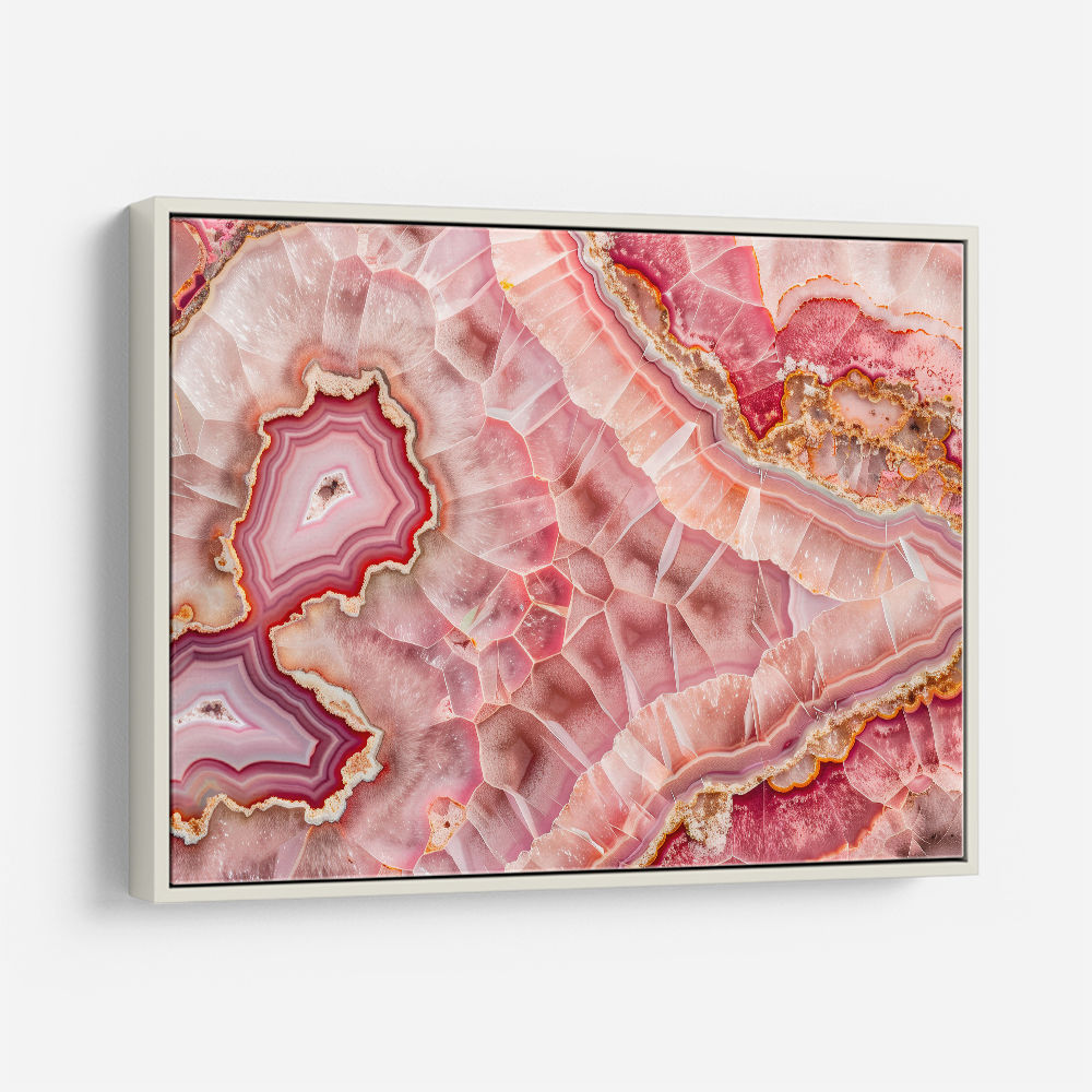 Pink Mineral Mosaic Pink Mineral Mosaic