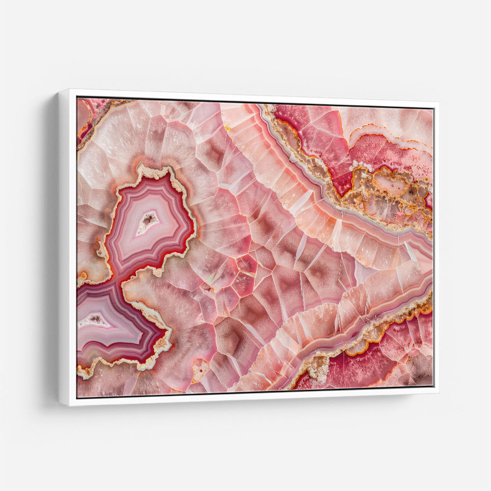 Pink Mineral Mosaic Pink Mineral Mosaic