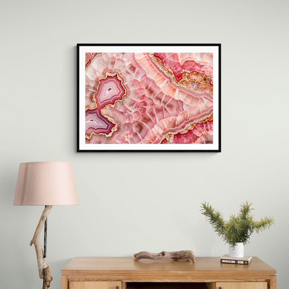 Pink Mineral Mosaic Pink Mineral Mosaic