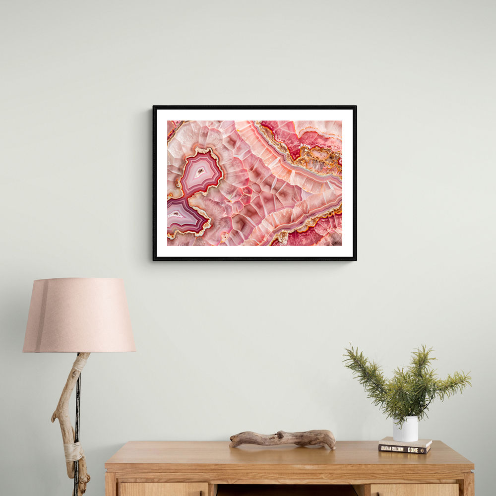 Pink Mineral Mosaic Pink Mineral Mosaic