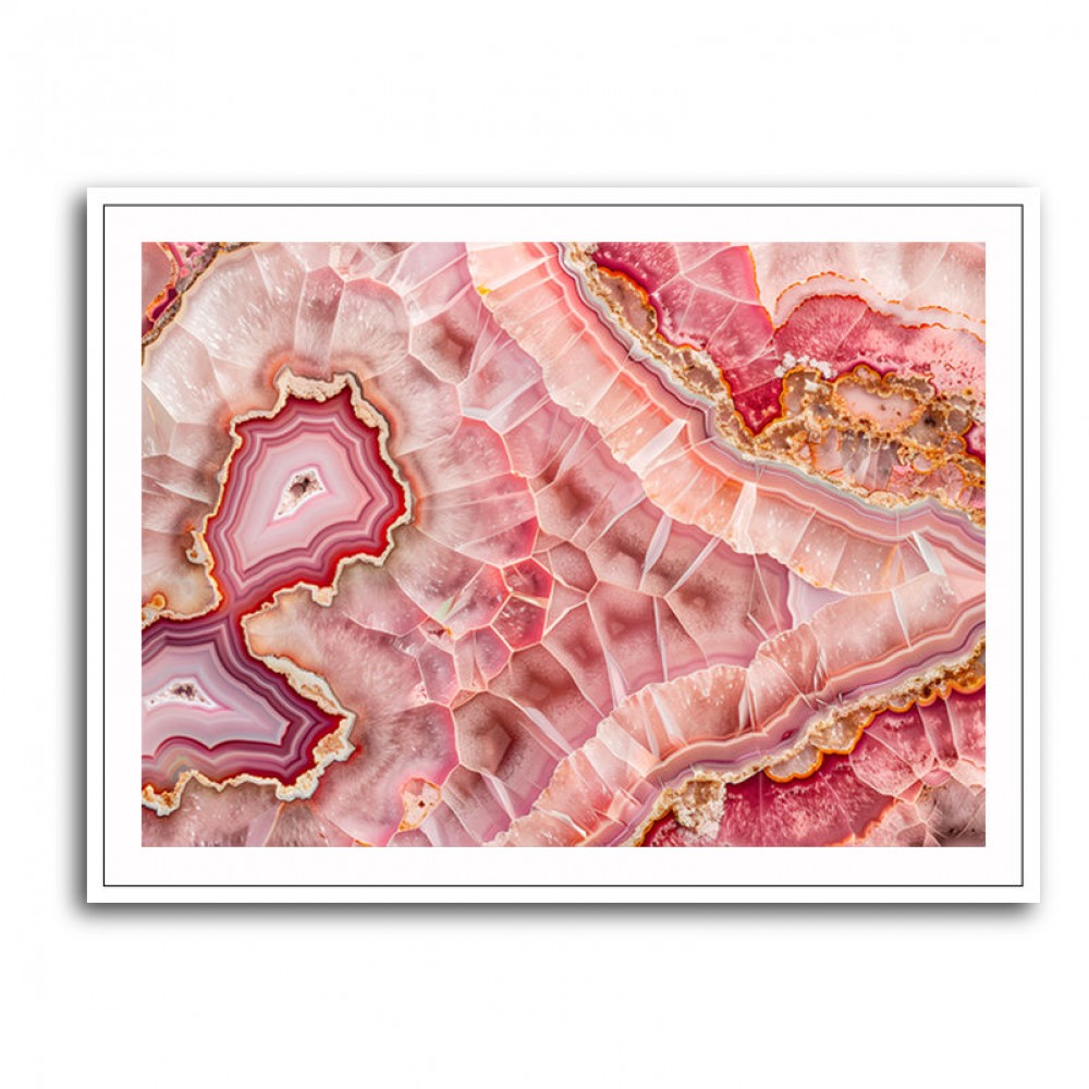 Pink Mineral Mosaic Pink Mineral Mosaic