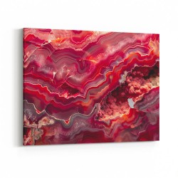 Red Mineral Mosaic