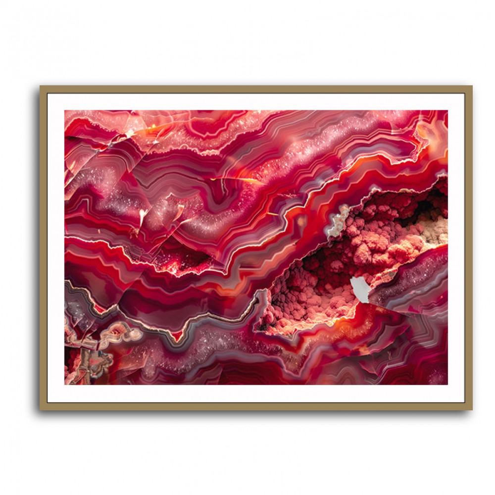 Red Mineral Mosaic Red Mineral Mosaic