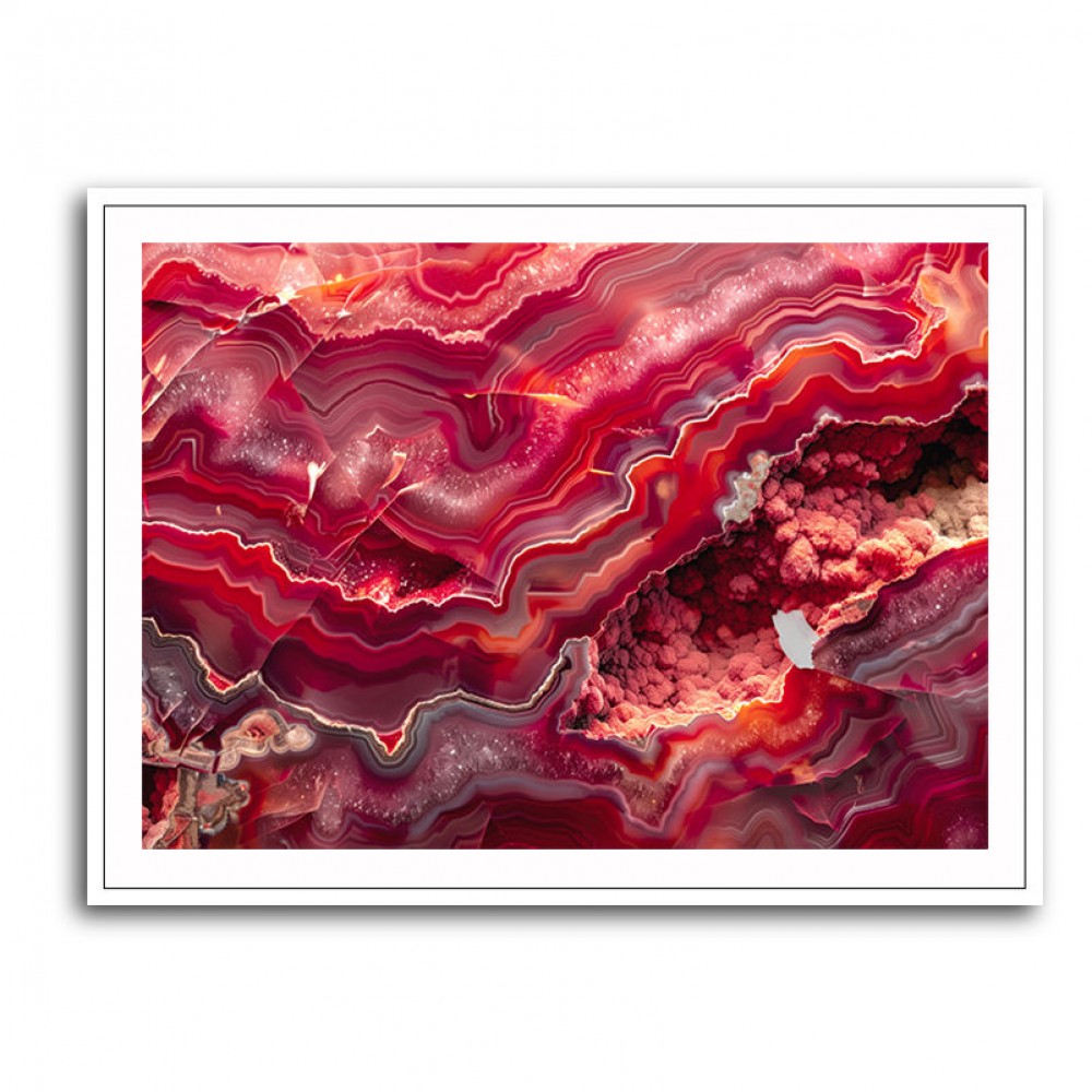 Red Mineral Mosaic Red Mineral Mosaic