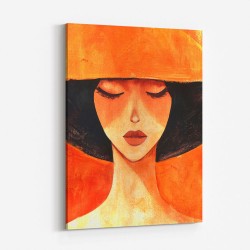 Lady In Orange