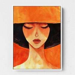 Lady In Orange