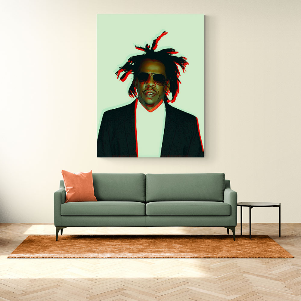 Jay Z Pop Art Style Wall Art Jay Z Pop Art Style Wall Art