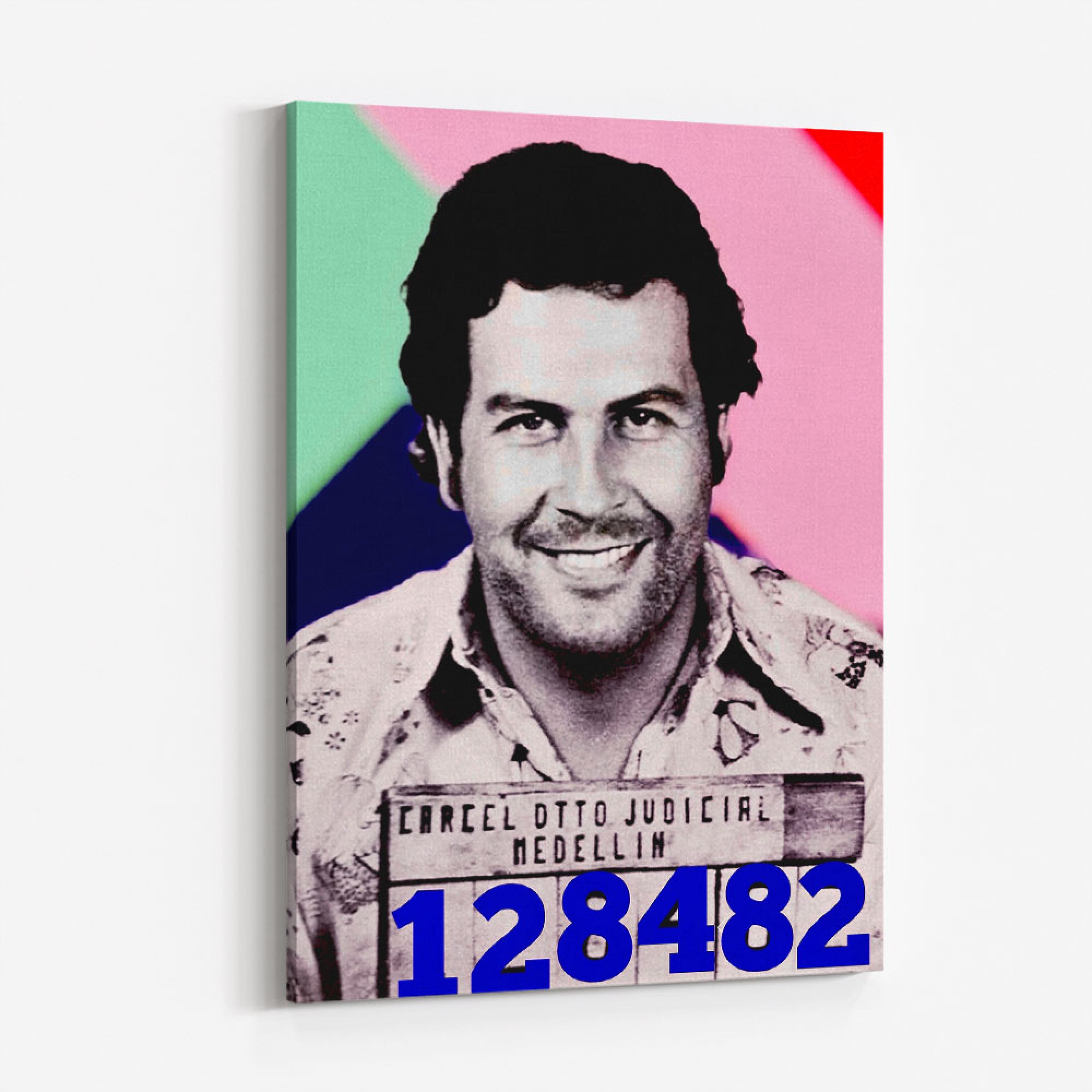 Escobar Mugshot Wall Art