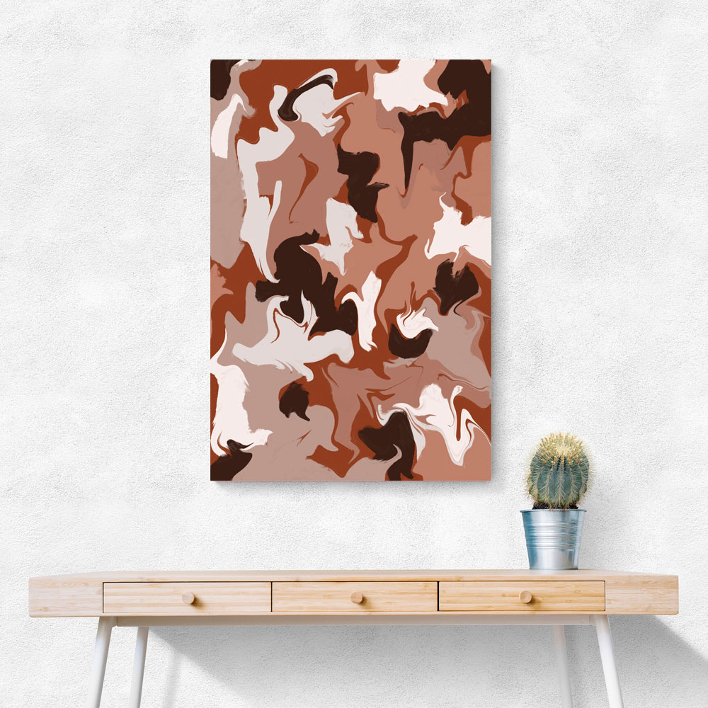 Liquid Earthy Strokes Pattern