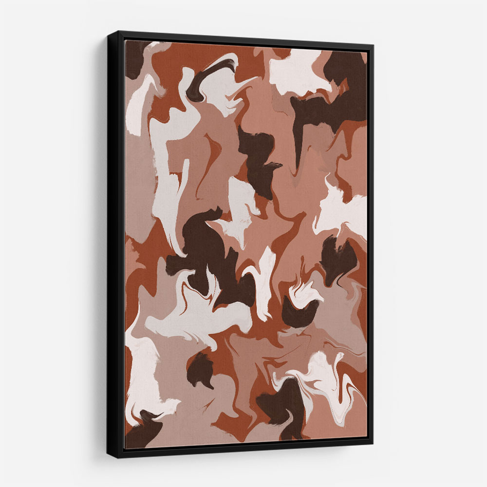 Liquid Earthy Strokes Pattern