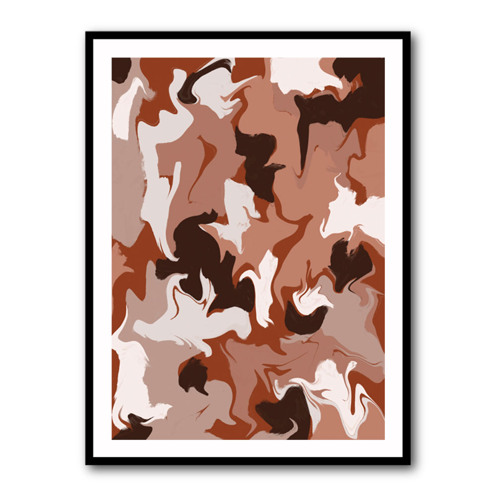 Liquid Earthy Strokes Pattern