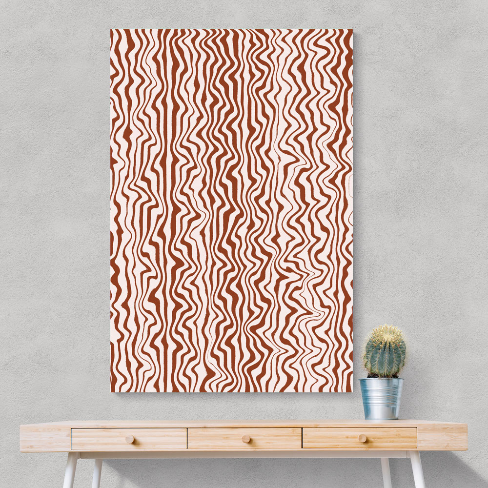 Liquid Beige Stripes Pattern