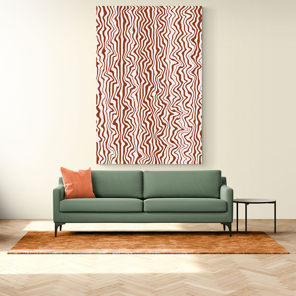 Liquid Beige Stripes Pattern