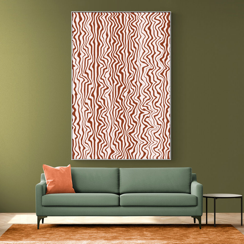 Liquid Beige Stripes Pattern