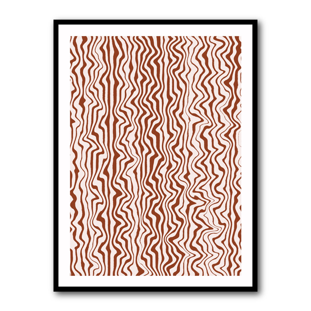 Liquid Beige Stripes Pattern