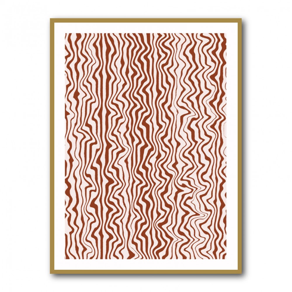 Liquid Beige Stripes Pattern