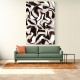 White Beige Brown Pattern White Beige Brown Pattern