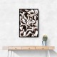 White Beige Brown Pattern White Beige Brown Pattern
